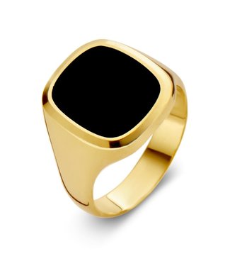 Gouden Haag Jewellery Zegelring Stomphoek Onyx