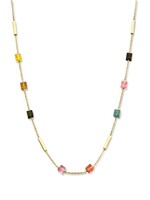 Gouden Haag Jewellery Geelgouden  Collier met Edelsteen