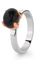 Gouden Haag Jewellery Loto Ring Zilver/goud Rookkwarts