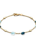 Gouden Haag Jewellery Geelgouden Armband  Topaas