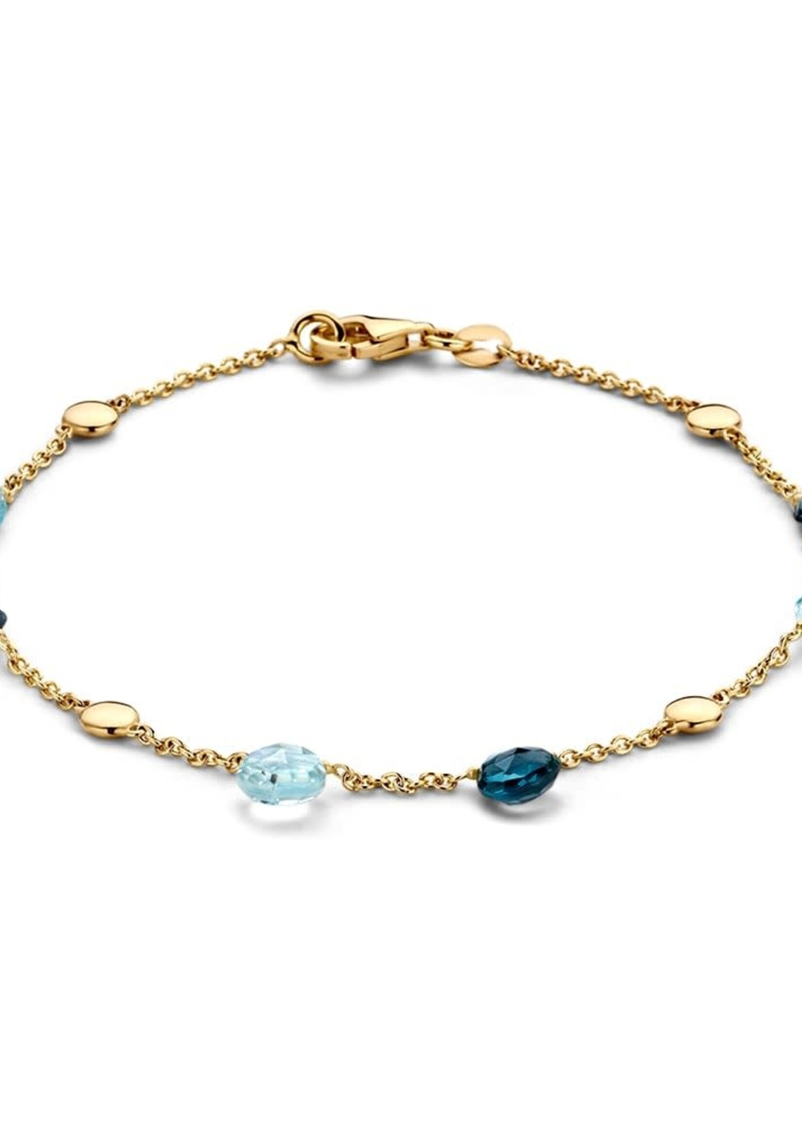 Gouden Haag Jewellery Gold Bracelet with Topaz
