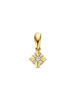 Gouden Haag Jewellery Geelgouden Hanger Briljant 0,05 crt.