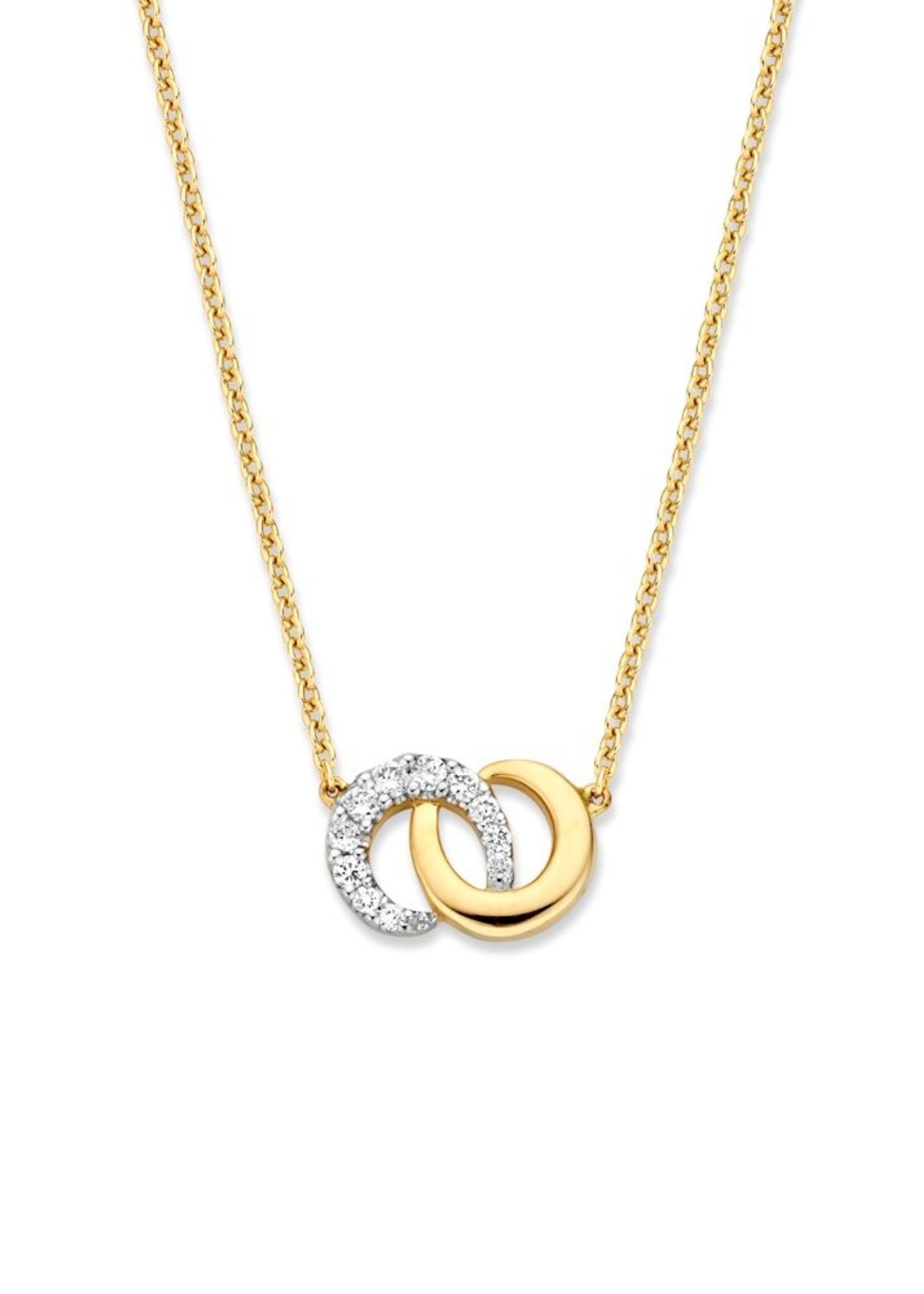 Collier Bicolor Briljant 0,06 crt.
