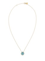 Italo Bottene Gouden Ketting 18 CT London Blue Briolette
