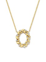 Gouden Haag Jewellery Geelgouden Collier Briljant 0,20 crt