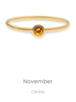 Swing Jewels BirthstoneRing November Citrine