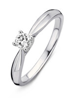 Gouden Haag Jewellery Diamant Solitair Ring 0.21 crt
