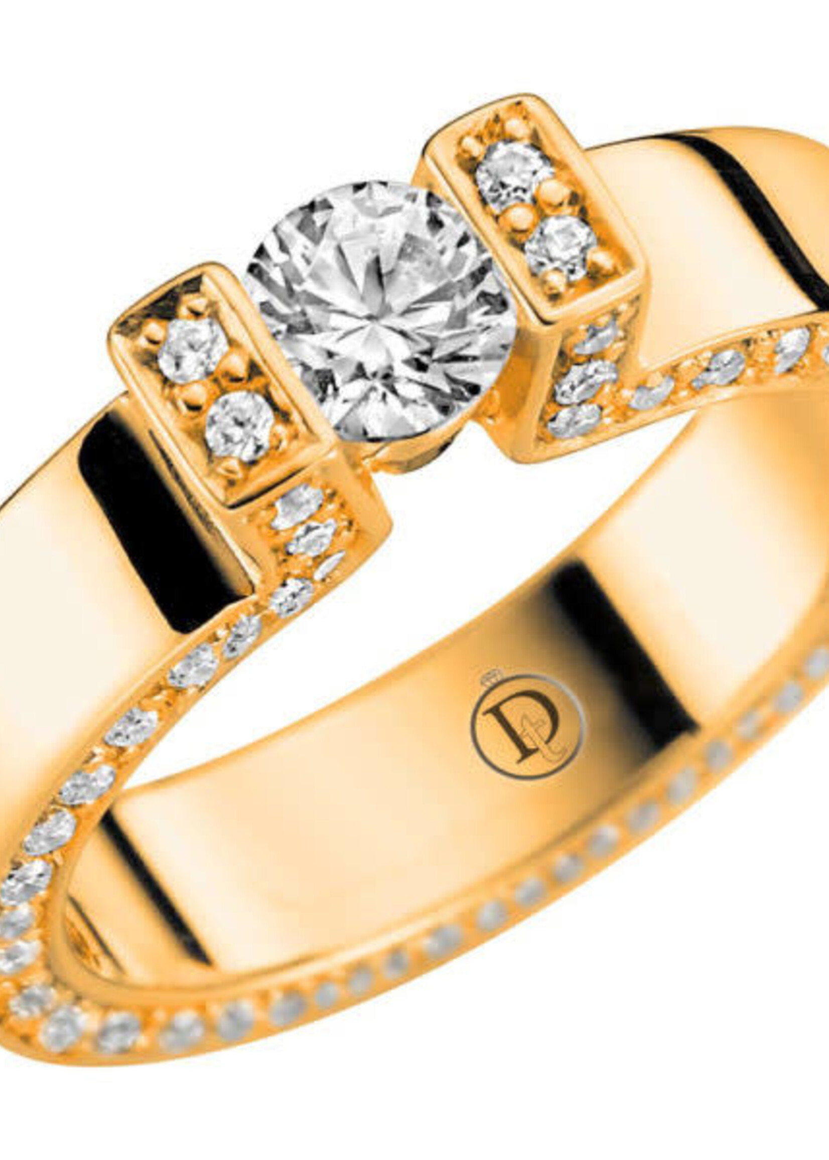 Gouden Haag Jewellery Trouwring Diamant Witgoud 1.34 ct