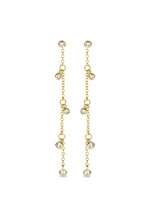Gouden Haag Jewellery Oorstekers Geelgoud Briljant 0,38 crt.