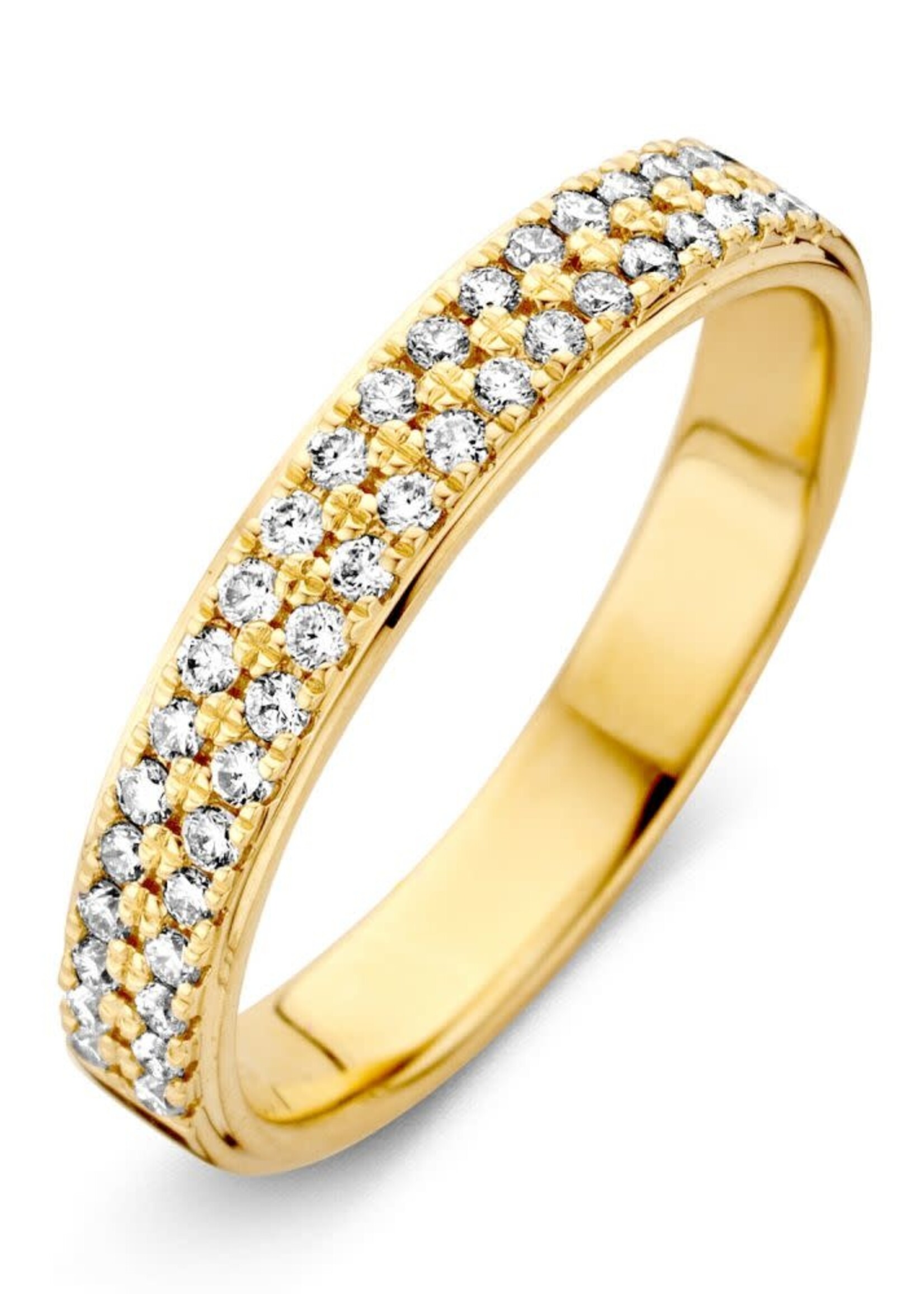 Gouden Haag Jewellery Ring Geelgoud Briljant 0.33 crt