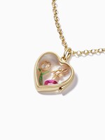 Medium Gold Heart Shape Locket 14ct
