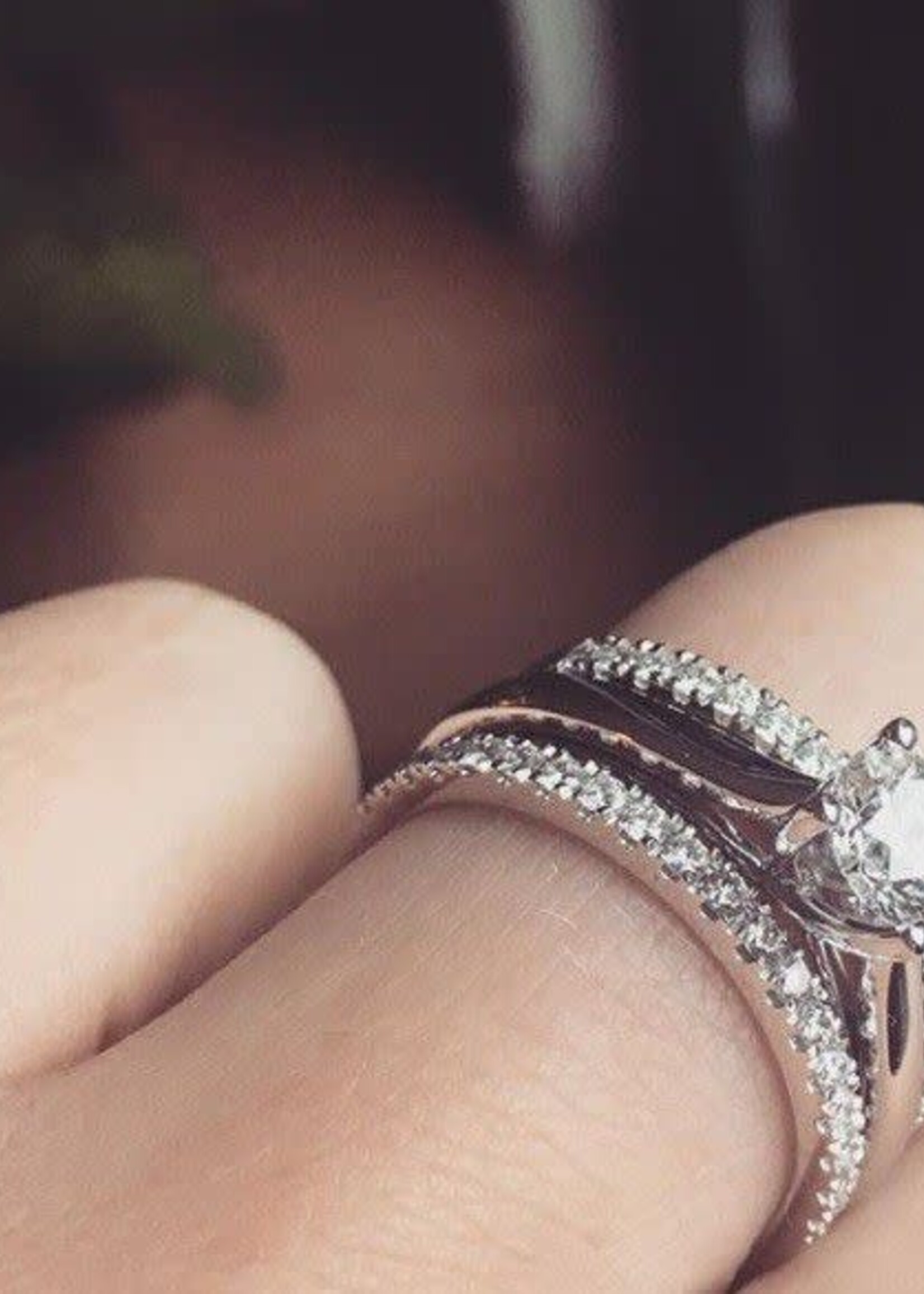 Excellent Jewelry Solitaire Diamond Ring White Gold 0.74 ct