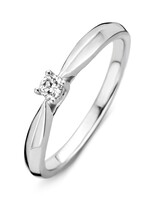 Excellent Jewelry Diamant Solitair Ring 0.19 crt