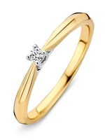 Excellent Jewelry Solitair Diamant Ring  0.06 ct
