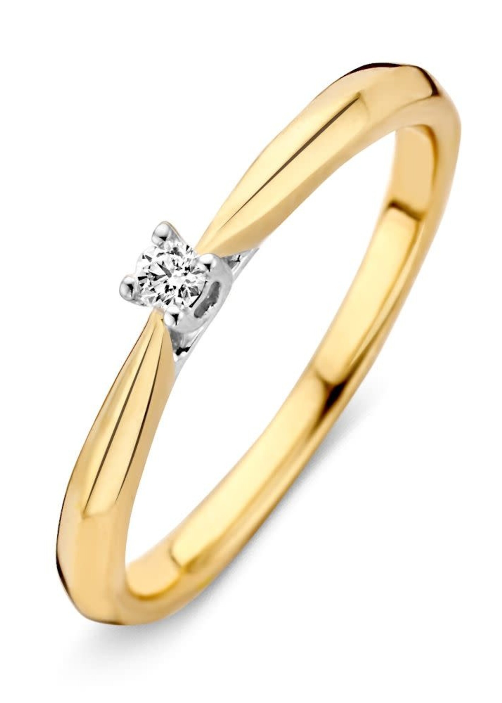 Excellent Jewelry Solitair Diamant Ring  0.06 ct