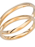 Klassieke Geelgouden 14 k Trouwring 2 mm Breed