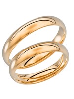 Klassieke Geelgouden 14 k Trouwring 4 mm