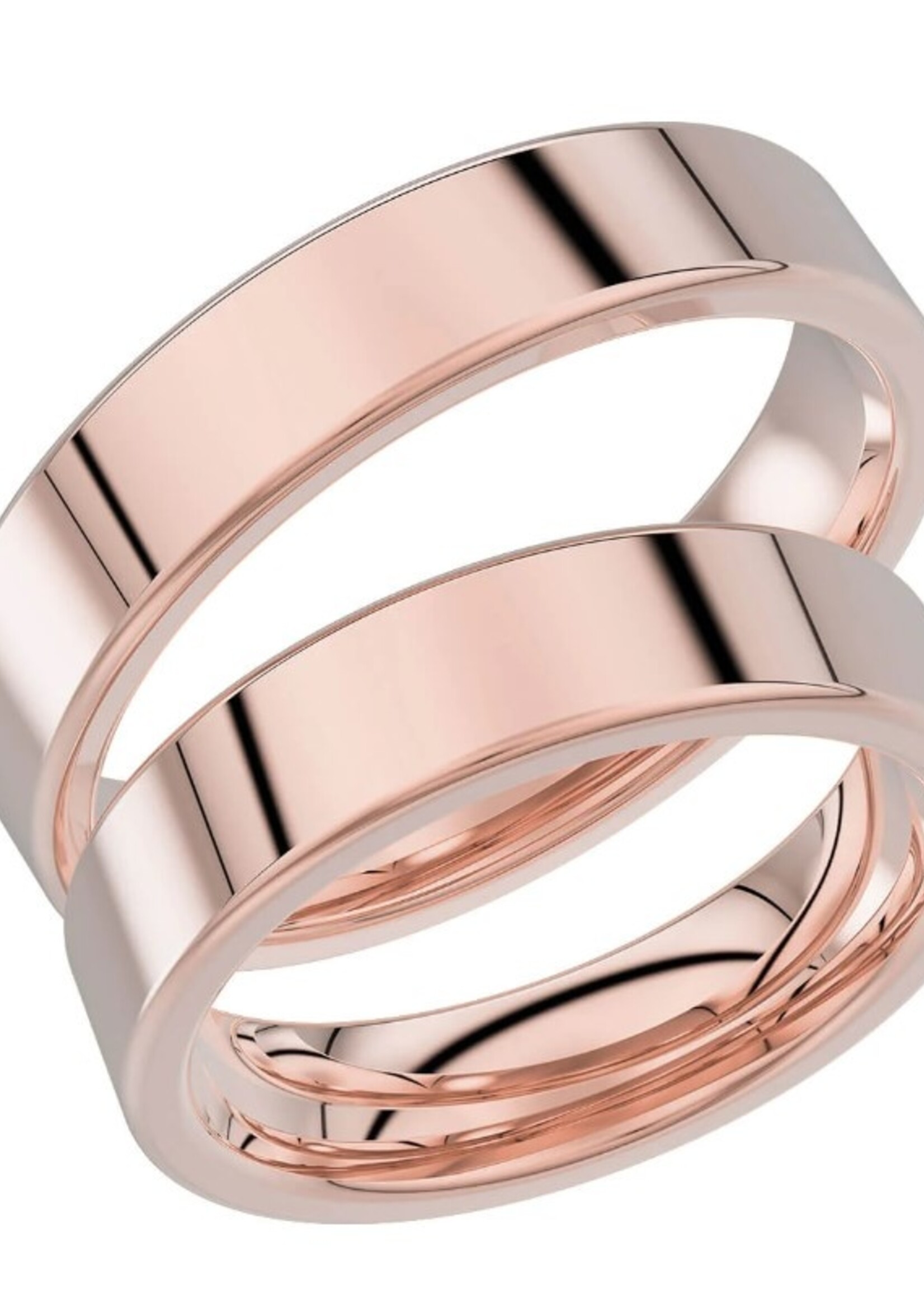 Klassieke Witgouden Trouwring 4.0 mm