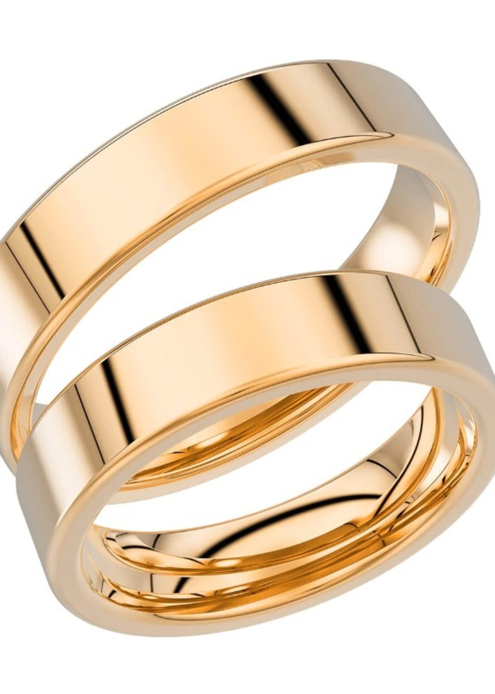Klassieke Witgouden Trouwring 4.0 mm