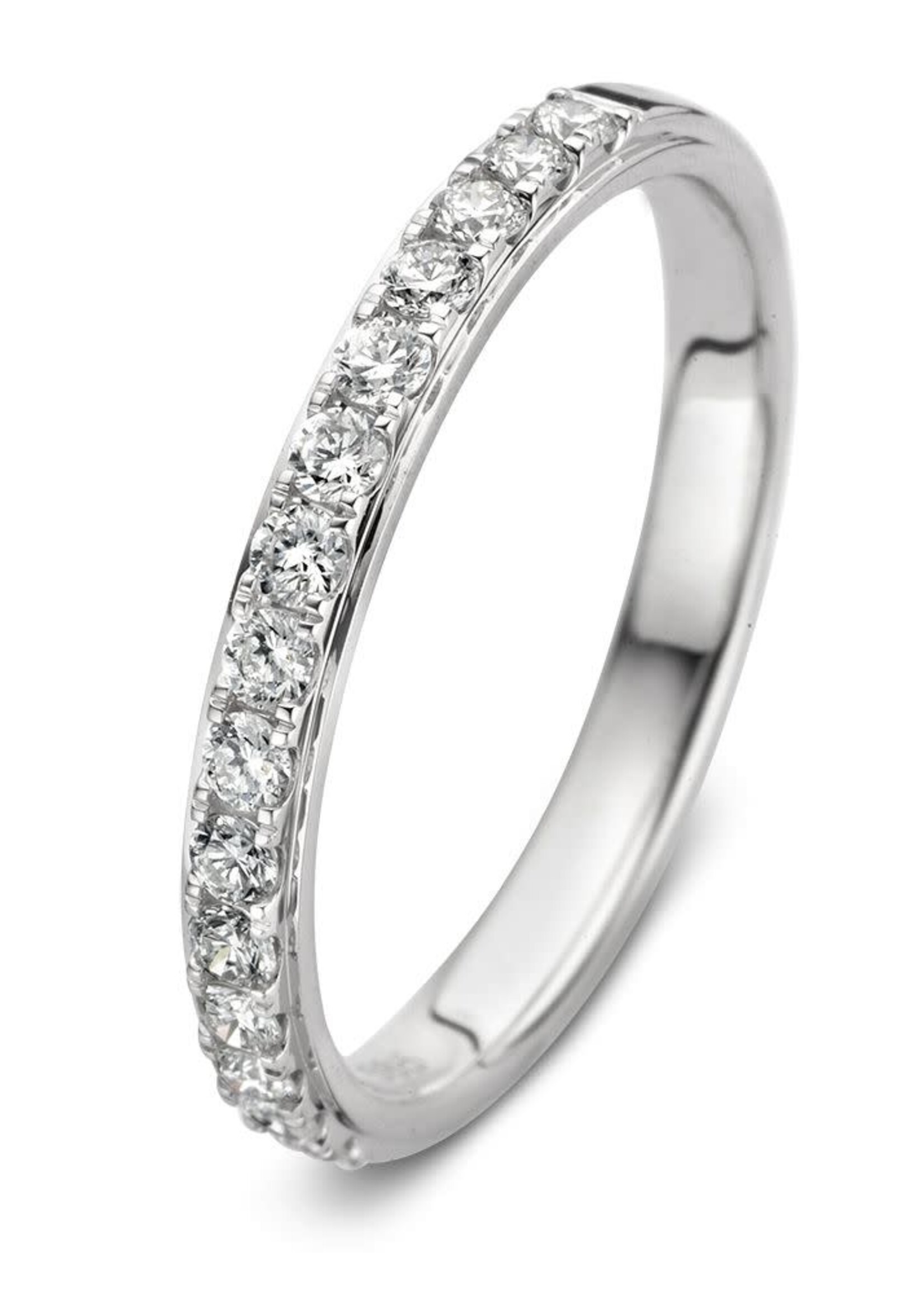 Excellent Jewelry Witgouden 14 k Diamant Ring   0.36 ct