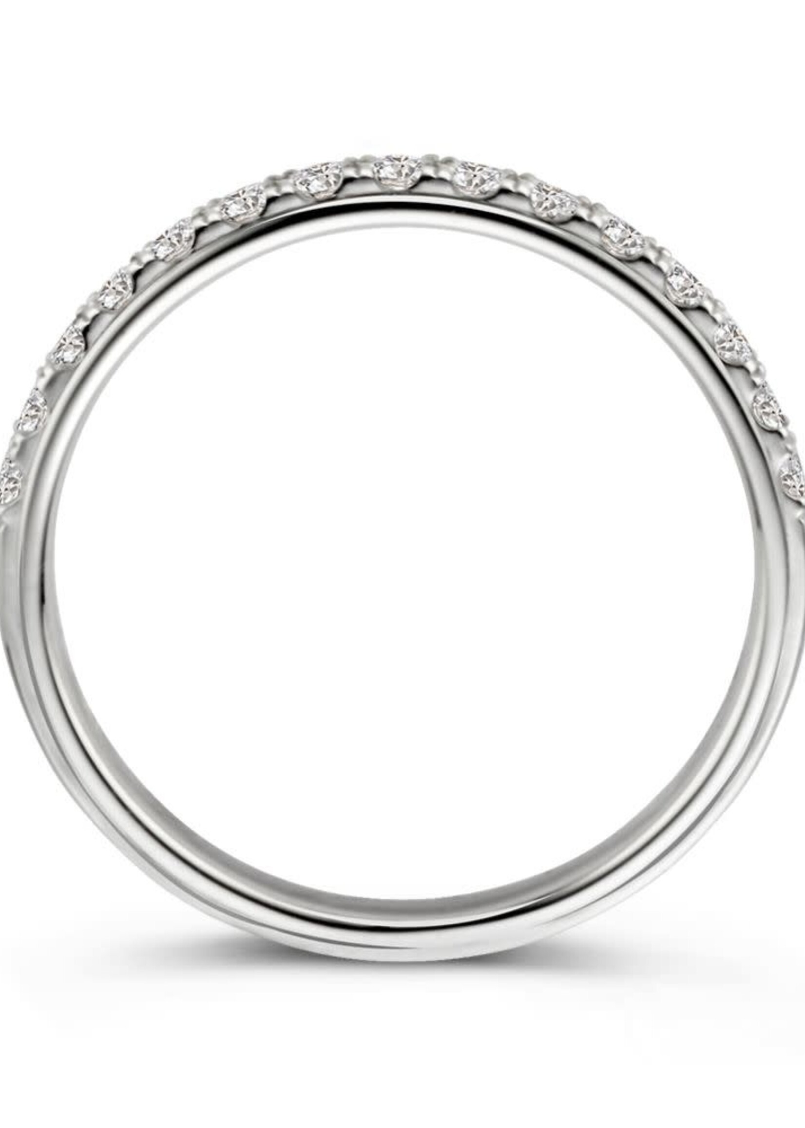 Excellent Jewelry Witgouden 14 k Diamant Ring   0.36 ct