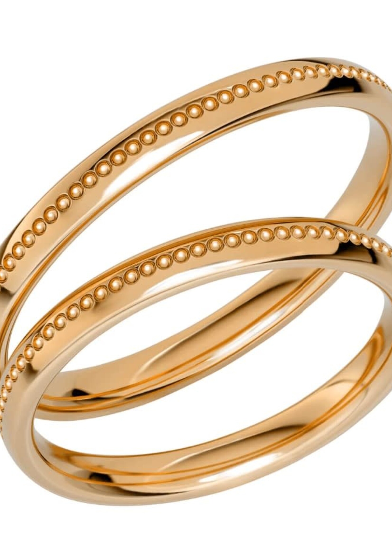 Witgouden 18 k Trouwring 2.5 mm