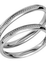 Witgouden 18 k Trouwring 2.5 mm