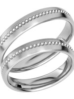 Silver Trouwring 4.0 mm