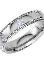 Witgouden 18 k Diamant Ring 0.35 ct