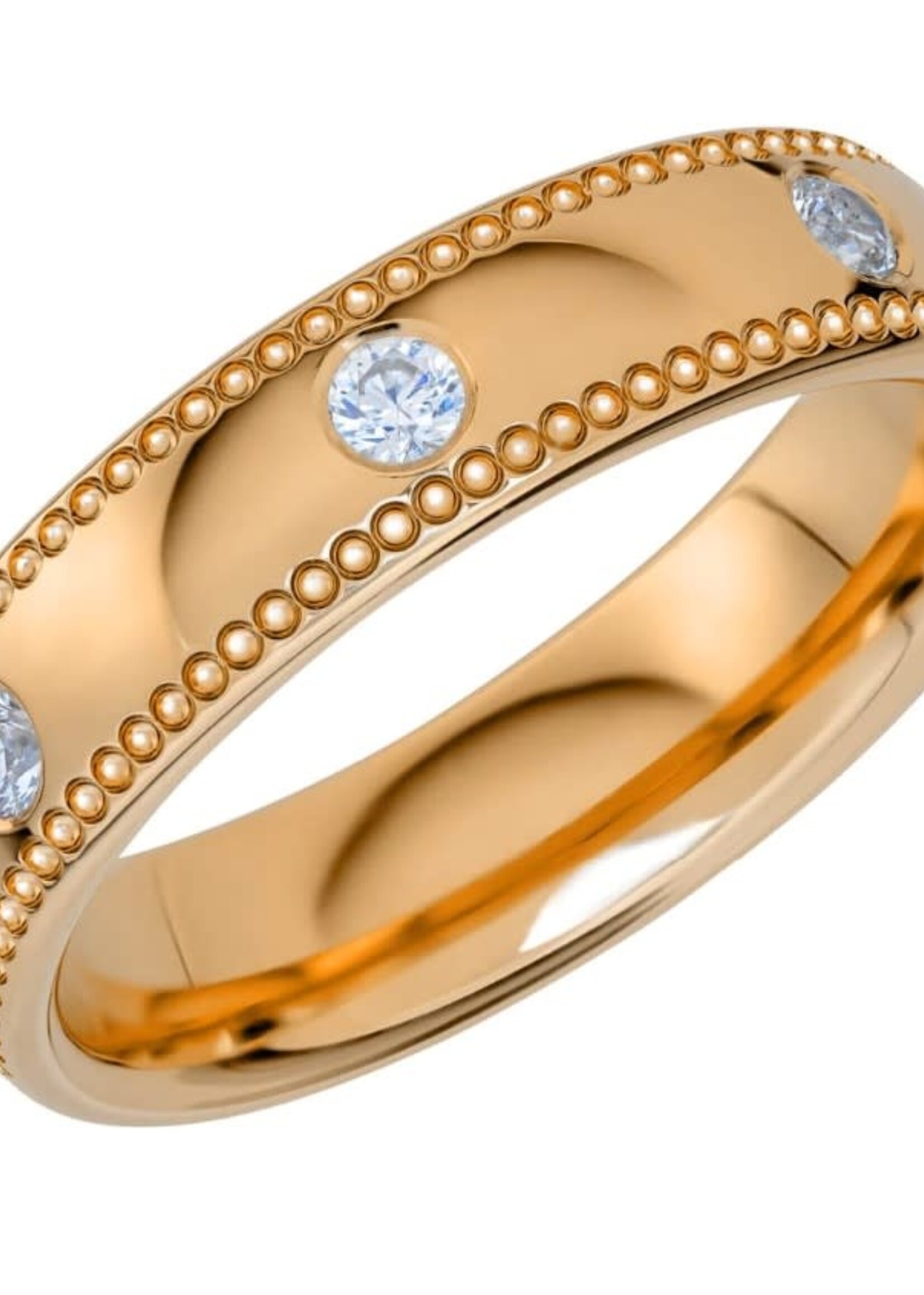 Witgouden 18 k Diamant Ring 0.35 ct