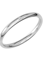 Diamant Witgouden 18 k Ring  2 mm