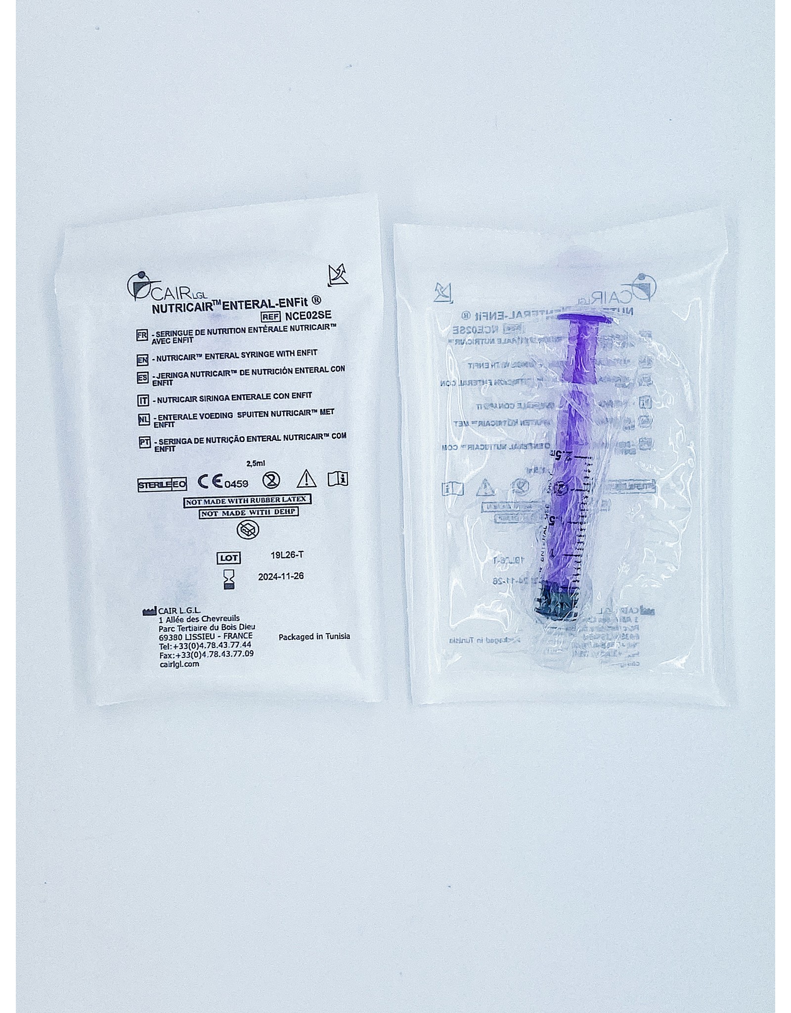 Cair Nutricair Enteral Syringe 2ml- Sterile