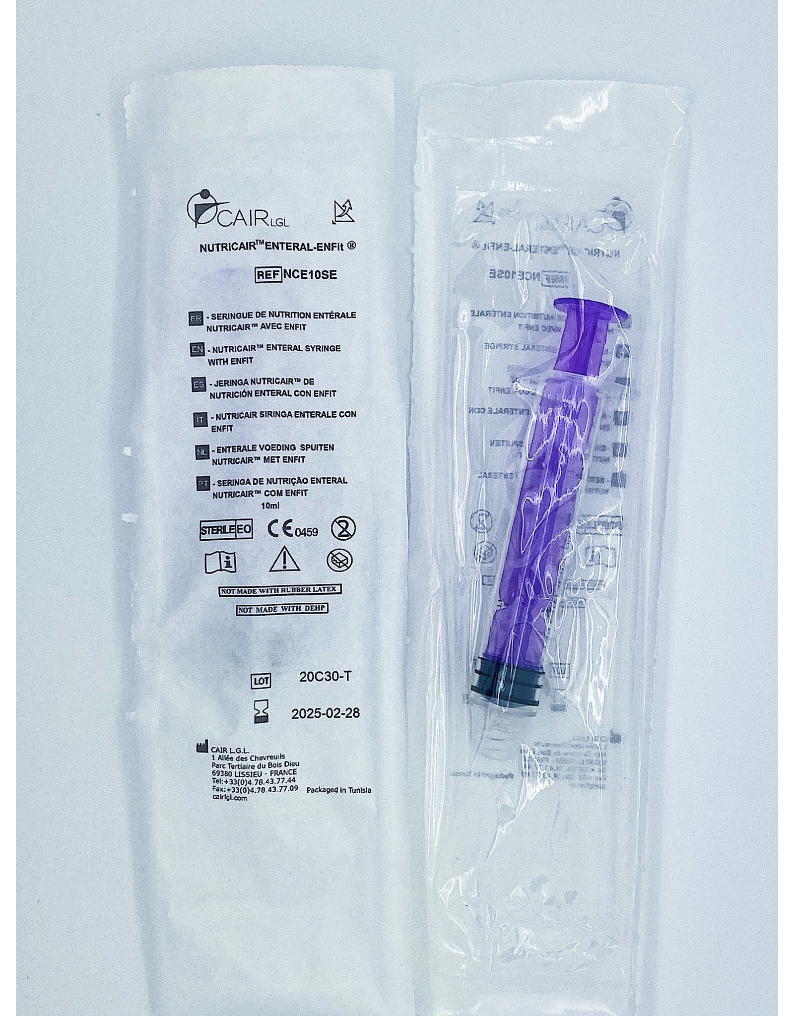 Cair Nutricair Enteral Syringe 10ml- Sterile