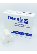 Mediplast Danalast elastic fixation bandage 6cm x 4m - Box with 20 rolls