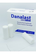 Mediplast Danalast Elastic Fixation Bandages 8cm x 4m- Box with 20 rolls