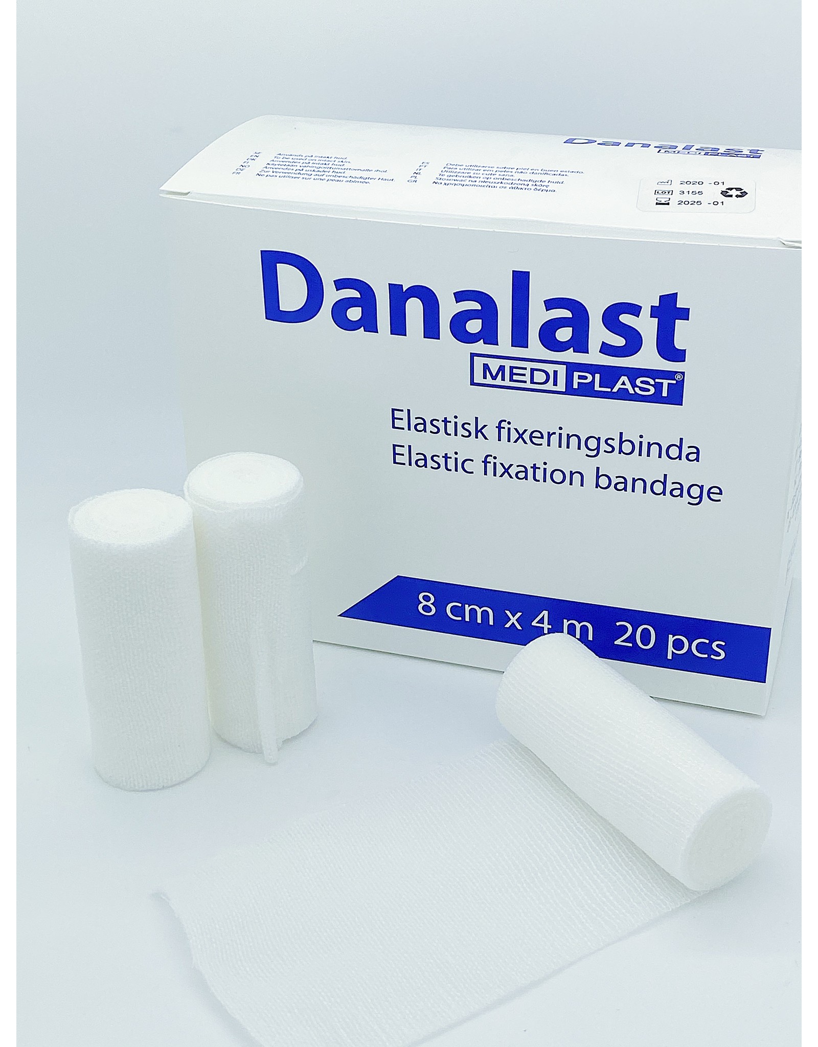 Non-elastic fixation bandage 6 cm by 5 meters (light stretch)