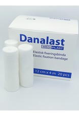 Mediplast Danalast Elastic Fixation Bandages 12cm x 4m-  Box with 20 rolls