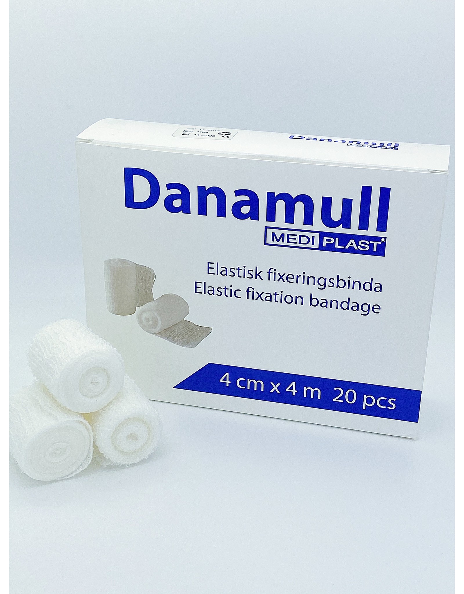 Mediplast Danamull Elastisch Gaasverband 4cm x 4m - Doos 20 Stuks