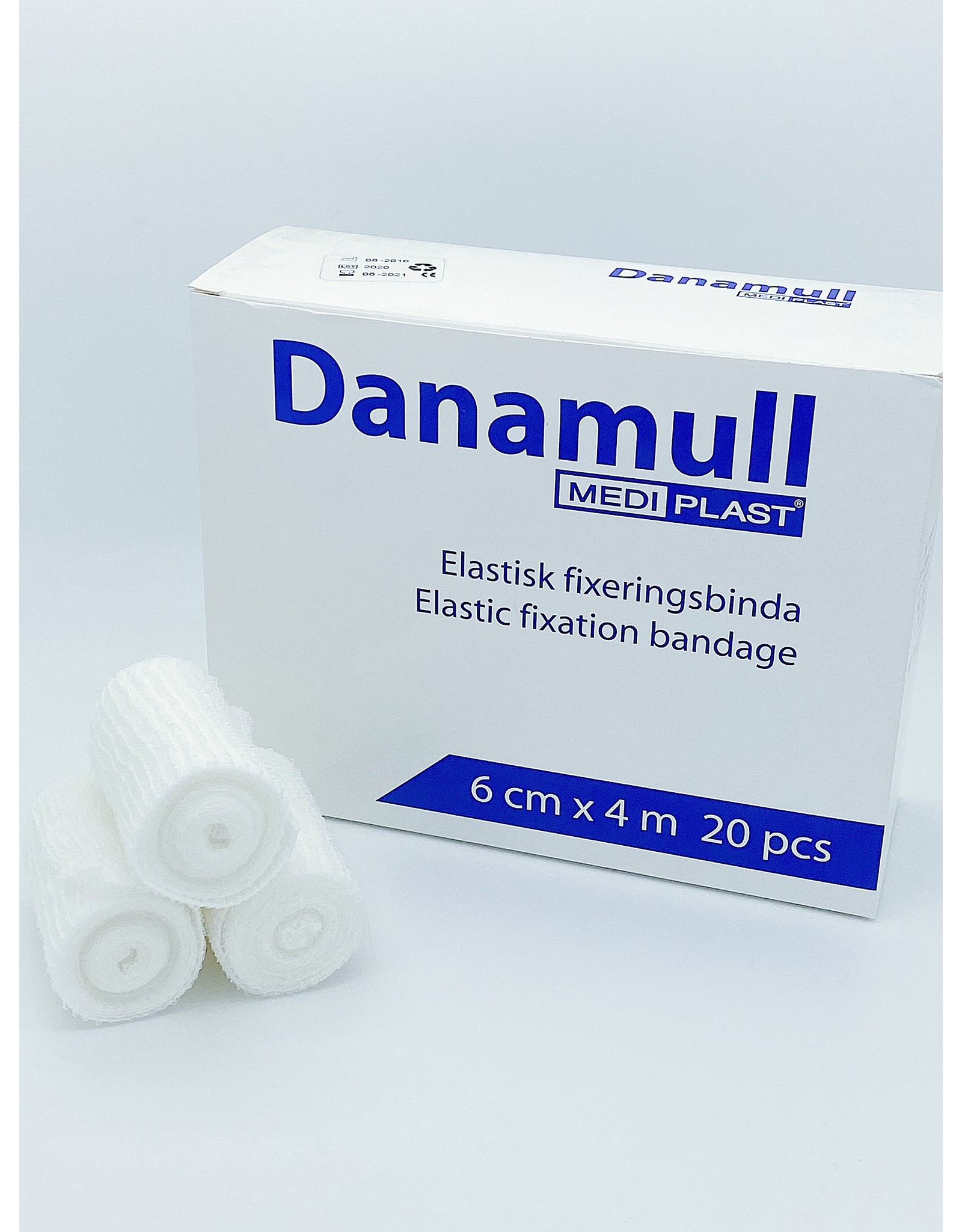 Mediplast Danamull Elastisch Gaasverband 6cm x 4m - Doos 20 Stuks