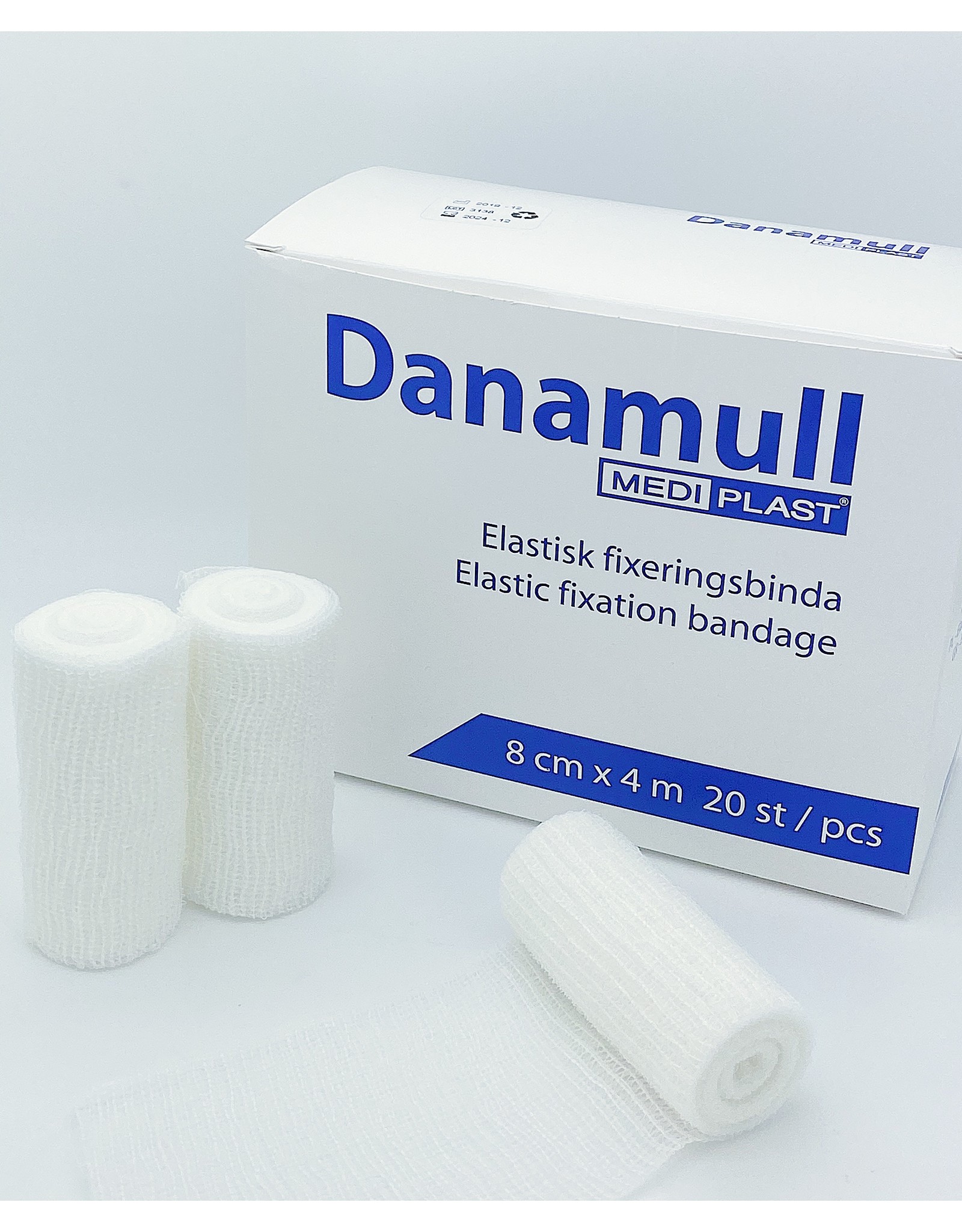 Mediplast Danamull Elastisch Gaasverband 8cm x 4m - Doos 20 Stuks