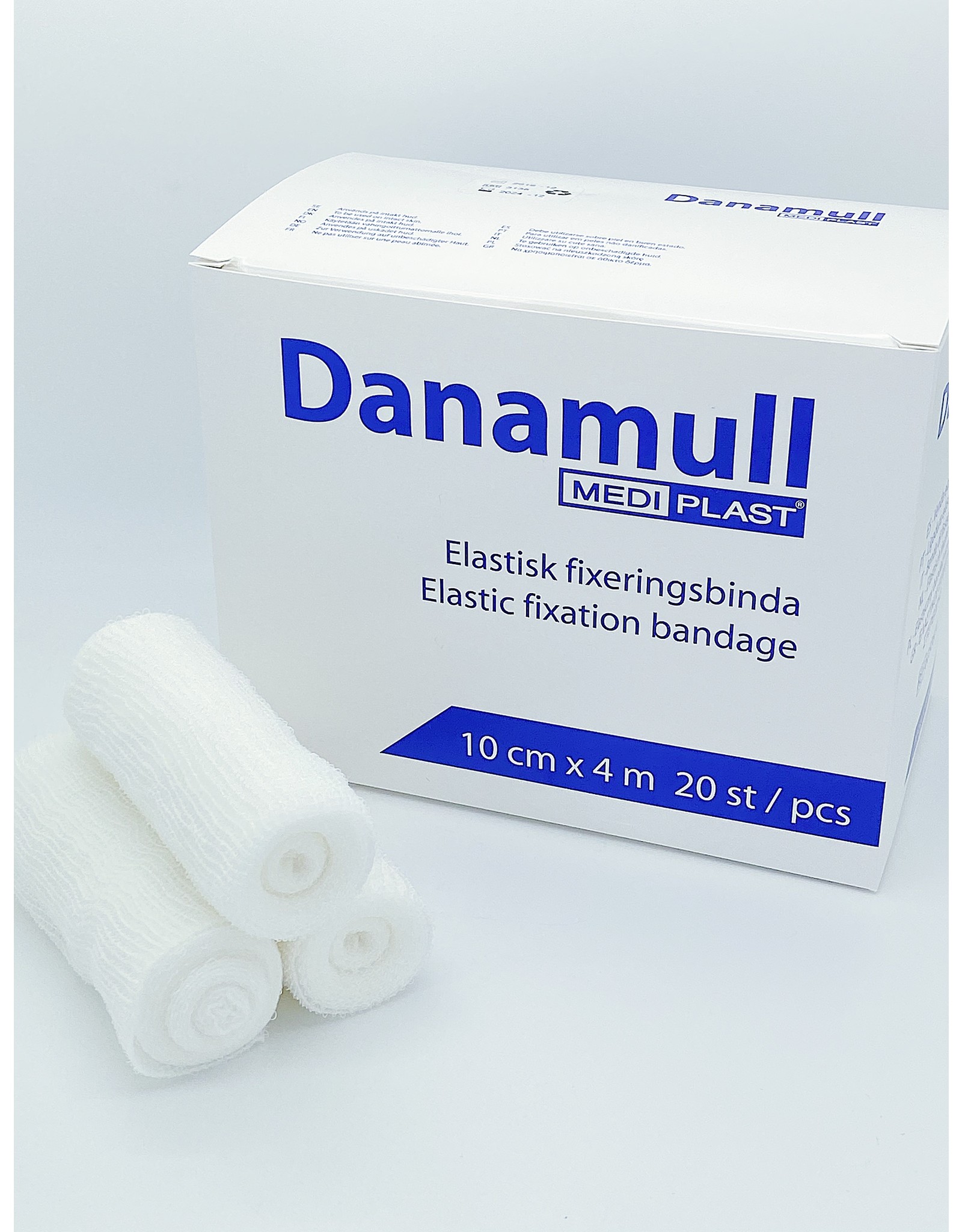 Mediplast Danamull Elastic Fixation Bandage 10cm x 4m- Box with 20 rolls