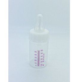 Cair Babyfles 60ml 3-Standenspeen Wegwerp - Steriel