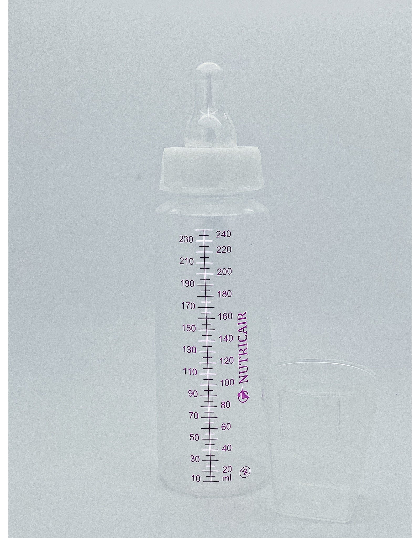 hiërarchie Ontwaken Ploeg Cair Babyfles 240ml met drie-standen Flessenspeen Disposable (steriel  verpakt) - EVMA-Care