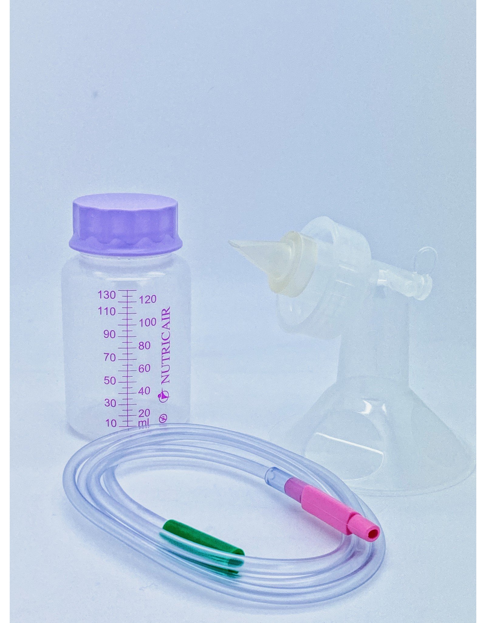 Breast pump with hot sale feeding bottle set