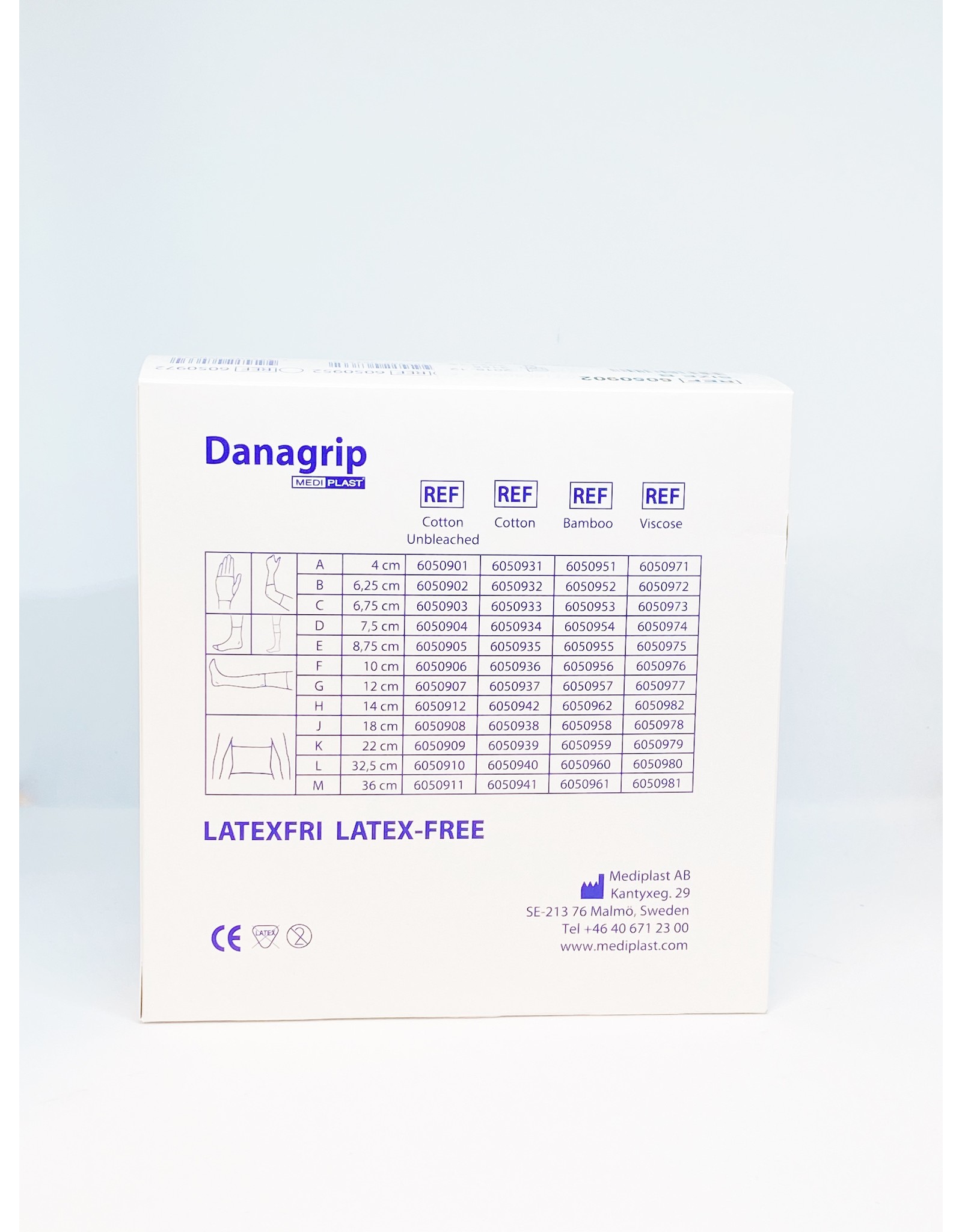 Mediplast Danagrip Tubular Bandage for Compression - 6,25cm - Hands