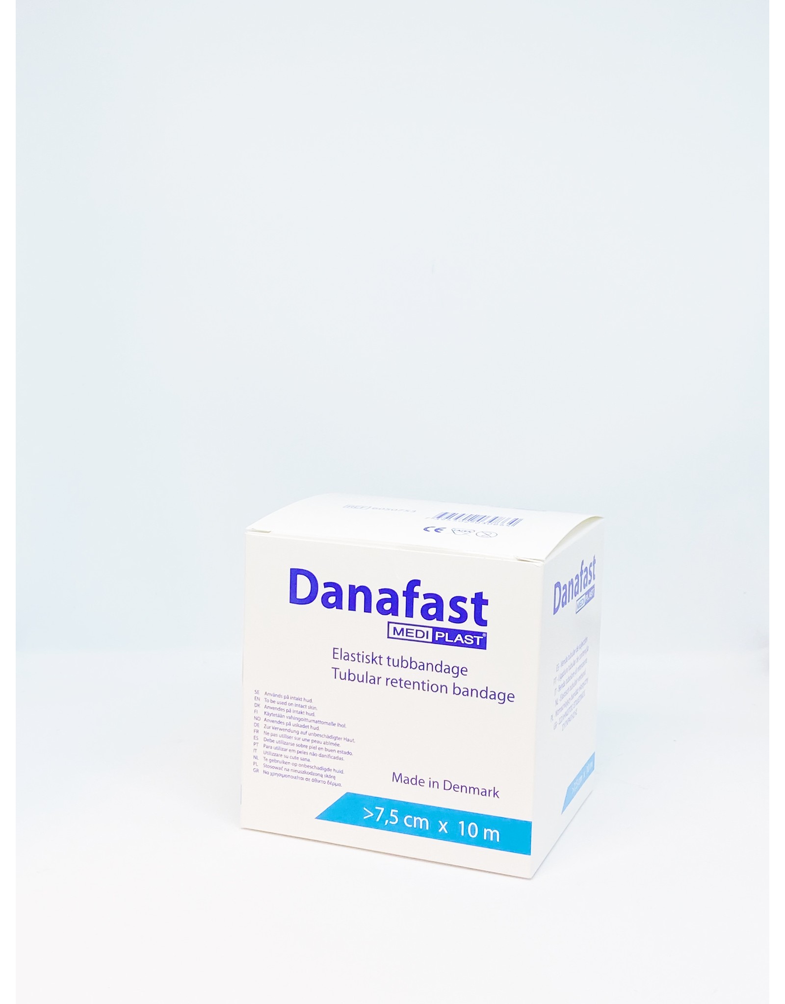 Mediplast Danafast Buisverband Single-way stretch 7.5cm x 10m - benen, armen en dijen