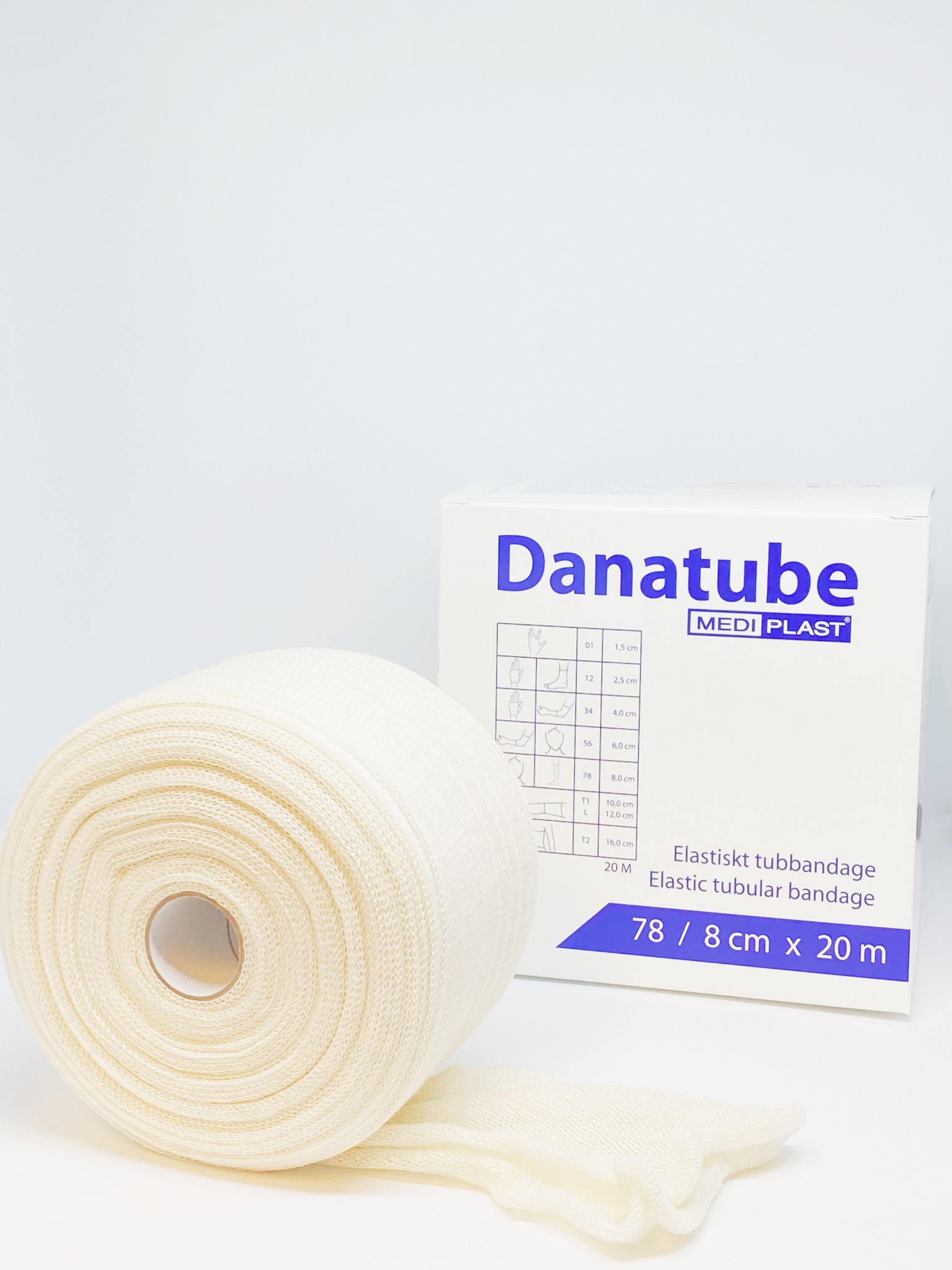 Danatube Tubular Gauze 7,8cm x 20m Head, Knees and Tighs
