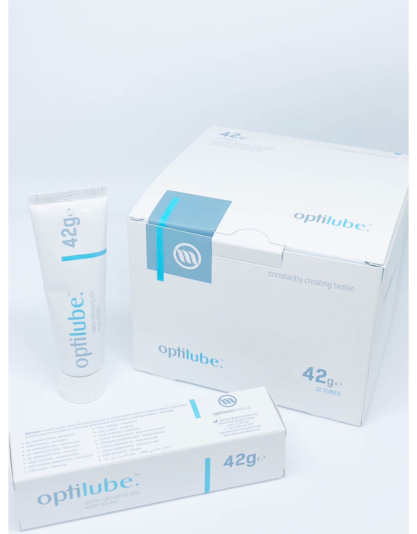 Optilube Optilube sterile lubricating jelly tube 42g