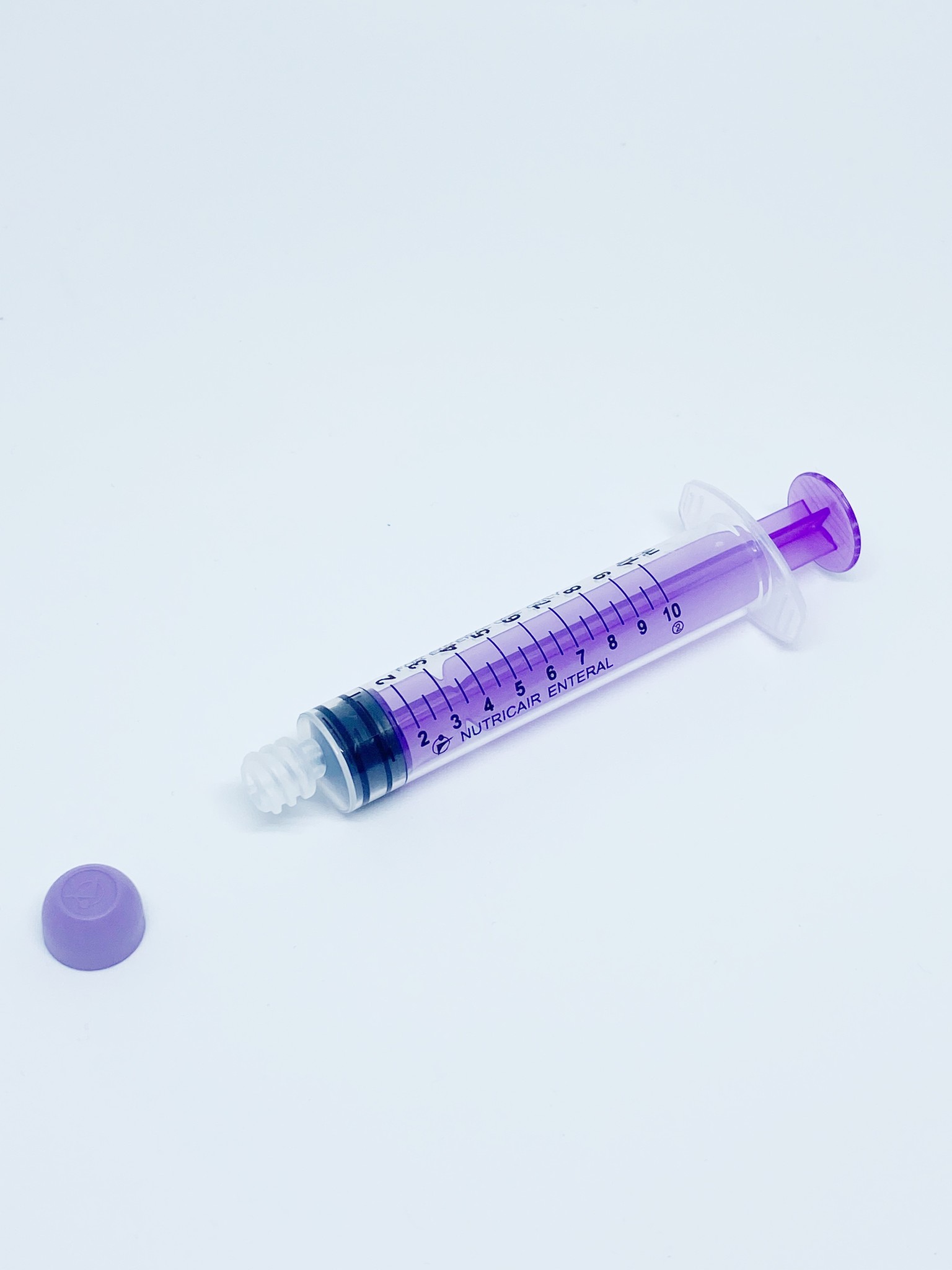 Enteral Syringe 10ml with closure cap