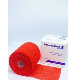 Mediplast 10cm x 20m  Cohesive Fixation Bandage Red